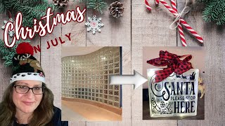 HOW TO REPURPOSE GLASS BRICKS~EASY AND INEXPENSIVE DIYS