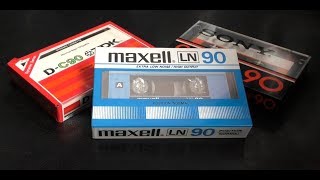 Cassette "OAPs" - 1979 TDK D & Sony CHF / 1982 Maxell LN - Can They Still Cut It?