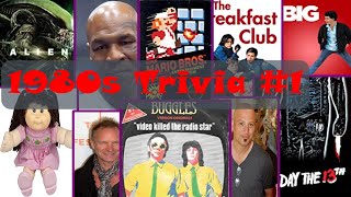 1980s General Trivia Quiz #1 / Anything Goes for the Decade! / 25 Qs