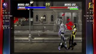 Ultimate  Mortal Kombat 3 Smoke 43% Corner Combo