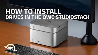 How to: Install SSDs and Drives in the OWC StudioStack