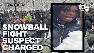 NYC snowball fight suspect arrested for allegedly pelting officers