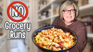 Two Dinners, Zero Grocery Trips | Real Family Dinners Budget Cooking Challenge!