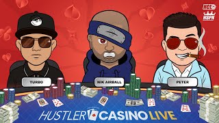 Nik Airball, Peter, Turbo, Jellyfish & Big Mike Play HIGH STAKES $100/200! Commentary by Charlie