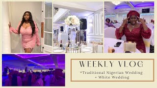 weekly vlog : it's wedding szn!!