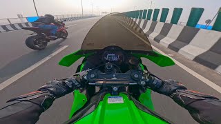 Drag Racing with ZX10R and S1000RR