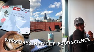 (Food Scientist) WORK DAYS: ingredient regulations, projects, apt makeover + farmer’s market