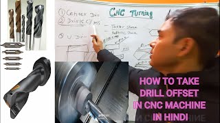 how to take drill/Udrill offset in cnc turning machine|| #RAJESHZONE#CNCprogram#drill#Udrill#G81#G83