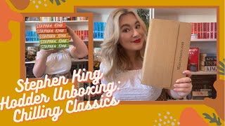 STEPHEN KING HODDER BOOKS UNBOXING | CHILLING CLASSICS