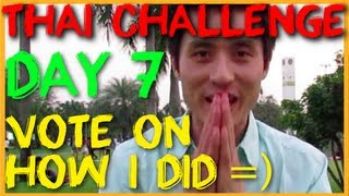 Learn Thai in 7 Days Challenge in Bangkok: Did I Pass? You Tell Me!