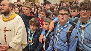 14  Aprile 2025 Benedizione dei pellegrini del Giubileo degli adolescenti