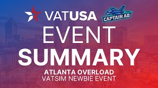 Atlanta Overload VATSIM Training Event Summary Video