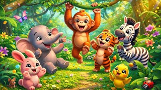 Happy Animal Dance Song for Kids | Fun Animals & Music for Toddlers