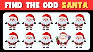 Can You Find the Odd One Out 丨Merry Christmas 丨Find the Difference 🎄🎅⛄️