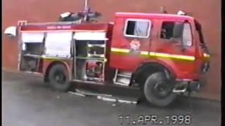 Damage to fire appliance following RTC on 9th April 1998
