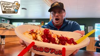 MICHIGAN TECH HUSKY VS. TWO PERSON ICE CREAM CHALLENGE | MAN V FOOD