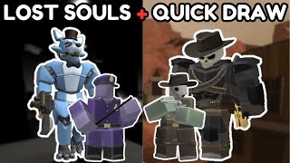 LOST SOULS + QUICK DRAW Challenges Complete! [STRATS IN DESC] | Tower Defense Simulator | Roblox