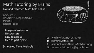 [Math] Homework Help! Just ask!