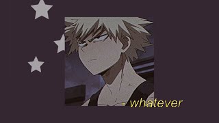 hanging out with bakugou in an empty parking lot at 2am - 𝙨𝙡𝙤𝙬𝙚𝙙 + 𝙧𝙚𝙫𝙚𝙧𝙗