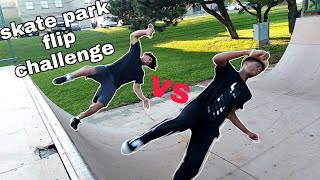 PARKOUR AT SKATE PARK CHALLENGE | HERODW vs Lavelle