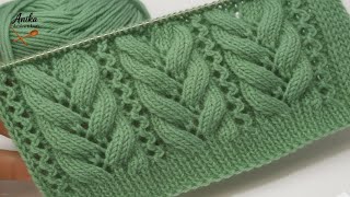 सिर्फ दो फंदों की स्वेटर डिजाइन #easy knitting patterns #knittingdesign #knittingpatterns #knitting