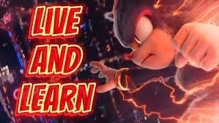 Shadow The Hedgehog AMV | Live And Learn | Sonic 3 (Sonic The Hedgehog Edit)