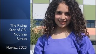 Noorina Rehan - The Shining Star of GB- Navroz 2023