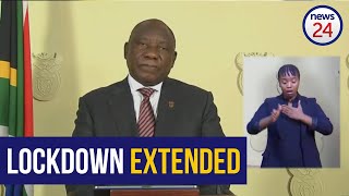 WATCH | 9 April: Ramaphosa extends lockdown for 2 more weeks