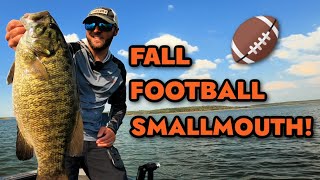 Catching Fall FOOTBALL Smallmouth in KANSAS!
