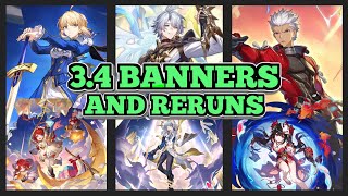 3.4 Banners News! Tribbie, Sunday & Sparkle Reruns! Fate Banner Explained! HSR Leaks