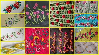 2025 hemline embroidery border / borderline embroidery for tablecloth / dupatta / bedsheets #diy