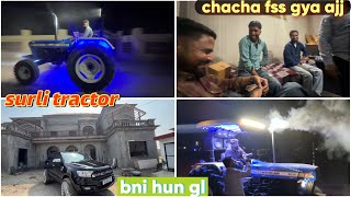 surli tractor | chacha fass gya ajj | seep lg gyi | hun bni gl | DhillonPreet Vlogs