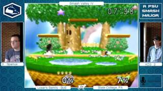 SV4 — Spamus (Kirby, Luigi, Ness) vs KD3 (Puff, Falcon) — Smash 64