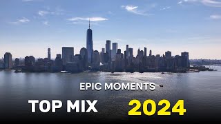 Chill Out Mix 2024, New York, Atlantic City, London, Zurich, 4K Drone Video