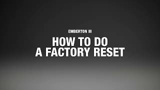 How To Perform A Factory Reset On Your Marshall Emberton III Portable Speaker