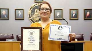 City Secretary Receives Awards