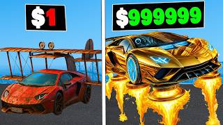 $1 to $1,000,000,000 LAMBORGHINI in GTA 5!