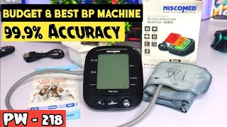NiscoMed PW-218 | NiscoMed Fully Automatic BP monitor Review | How To Use BP Monitor | BP Accuracy |