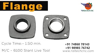 FLANGE | REALTECH CNC MACHINE | 6100 SLANT LIVE TOOL MACHINE VD - 088