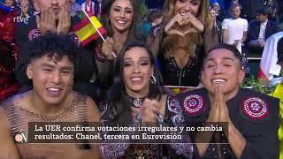 Polémica zanjada, Chanel queda tercera en Eurovisión - Redactora Sara Batres Pérez