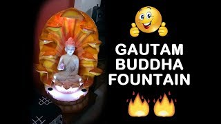 Gautam Buddha Indoor and Outdoor Water Fountain