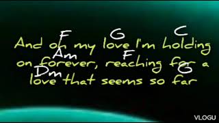 My Love lyric video with guitar chords