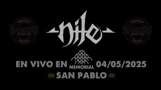 NILE - "To Strike With Secret Fang" - 04/05/2025 - Memorial, San Pablo