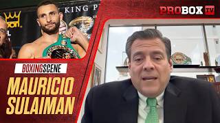 Mauricio Sulaiman: Noel Mikaelian will be STRIPPED if he fights Jai Opetaia over David Benavidez