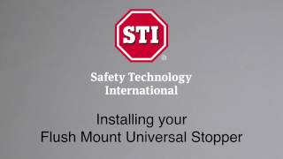 Universal Stopper - Flush Mount Installation