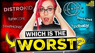 Comparing The WORST Music Distributor Terms | Distrokid, Too Lost, TuneCore, Landr, Symphonic + More
