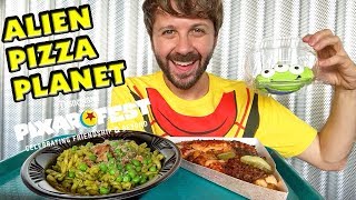 ALIEN PIZZA PLANET at Disneyland Pixar Fest REVIEW!