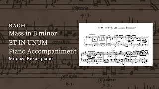 Mass in B minor: Et in unum - J. S. Bach | piano: Mimoza Keka