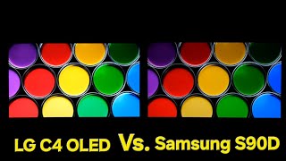 LG C4 OLED Vs. Samsung S90D OLED Side by Side Correction Video