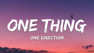One Direction - One Thing (Lyrics)